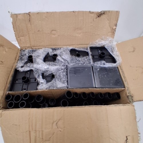 8PK WATERPROOF SOLAR PATHWAY LAWN LIGHTS - 17.5" - BLACK image 2