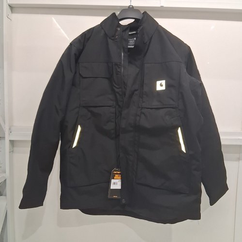 MEN'S CARHARTT YUKON FULL SWING INSULATED COAT - LARGE - BLACK (MODEL: OC4460-M) image 2