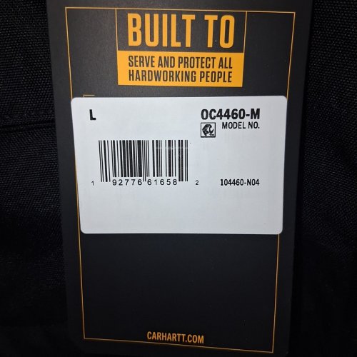 MEN'S CARHARTT YUKON FULL SWING INSULATED COAT - LARGE - BLACK (MODEL: OC4460-M) image 3