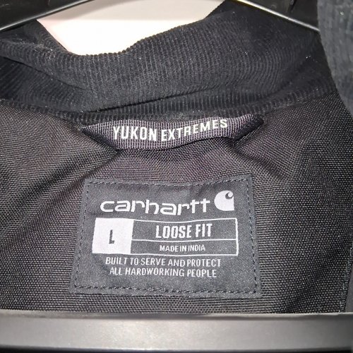 MEN'S CARHARTT YUKON FULL SWING INSULATED COAT - LARGE - BLACK (MODEL: OC4460-M) image 4