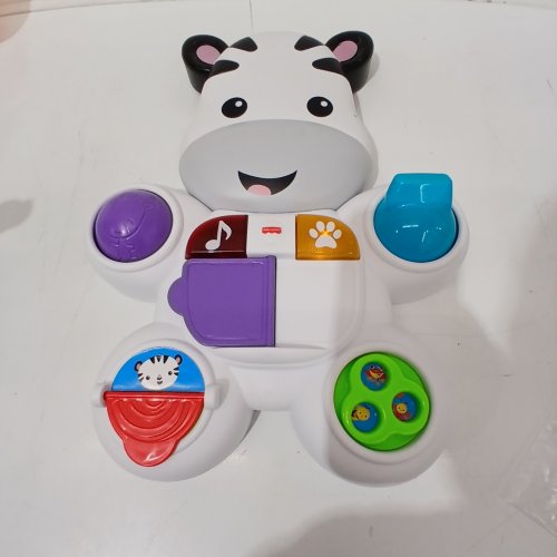 KID'S FISHER-PRICE LEARN WITH ME ZEBRA WALKER INTERACTIVE TOY - FRENCH VERSION image 3