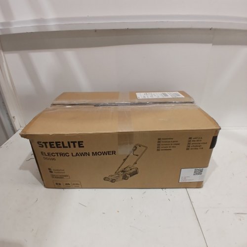 STEELITE CORDED ELECTRIC LAWN MOWER WITH 5-POSITION HEIGHT ADJUSTMENT-14"- 1300W WITH 30L GRASS COLLECTION BAG-GREEN/BLACK-(MODEL:DG596) image 4