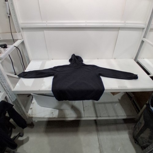 MEN'S CARHARTT LOOSE FIT MIDWEIGHT LOGO SLEEVE GRAPHIC HOODIE SWEATSHIRT - EXTRA LARGE - BLACK (MODEL: TS0288-M) image 5