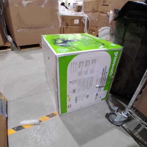 GREENWORKS 13 AMP 20" CORDED SNOW THROWER - GREEN/BLACK (MODEL: 2600502) image 9
