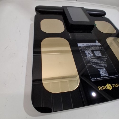 RUNSTAR SCALE FOR BODY WEIGHT AND FAT PERCENTAGE - 8 ELECTRODES - BMI MEASUREMENT - BLACK/GOLD (MODEL: FG2015ULB) image 5