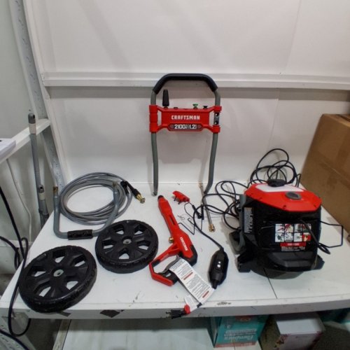 CRAFTSMAN CORDED ELECTRIC COLD WATER PRESSURE WASHER - 2100PSI MAX, 1.2GPM, 25FT HOSE - RED (MODEL: CMEPW2100) image 4
