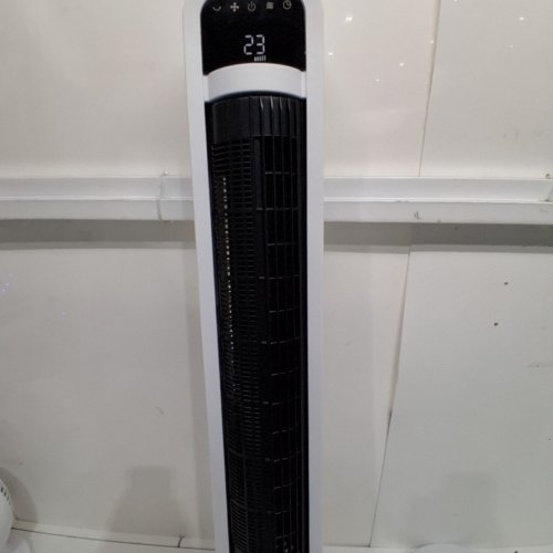 OMNIBREEZE PREMIUM 38" OSCILLATING TOWER FAN WITH WIFI CONTROL, 5-SPEEDS & REMOTE - WHITE/BLACK (MODEL: 5333021/DC2313R-G) image 4