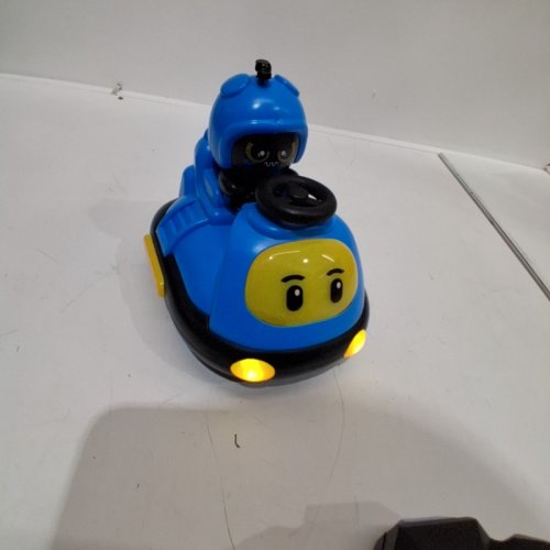3PC REMOTE CONTROL BUMPER CAR TOY - BLUE/BLACK/YELLOW image 2