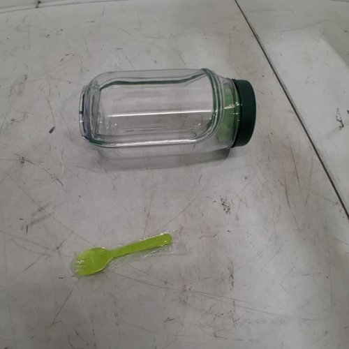 SALAD KIND POD TRAVEL CONTAINER WITH SIDE OPENING AND DRESSING CUP - GREEN image 2