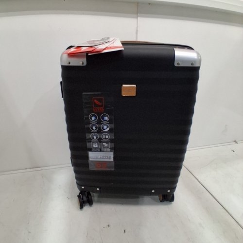 JOYWAY CARRY-ON LUGGAGE WITH METAL CORNER PROTECTORS, TSA LOCK, AND SPINNER WHEELS - 20" - BLACK (MODEL: TR019-20) image 2