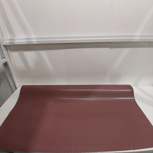 RUBBER-CAL BLOCK GRIP PLATED RUBBER FLOOR ROLL MAT - 2MM X 4FT X 10FT - BROWN image 2