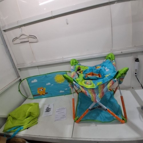 BRIGHT STARTS BY INGENUITY INFANT SUMMER POP N JUMP WITH CANOPY - 6 - 12 MONTHS - MULTICOLOR (MODEL: 17247-ES) image 2
