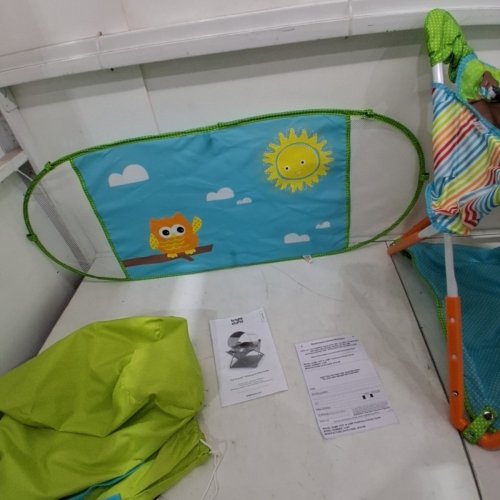 BRIGHT STARTS BY INGENUITY INFANT SUMMER POP N JUMP WITH CANOPY - 6 - 12 MONTHS - MULTICOLOR (MODEL: 17247-ES) image 4