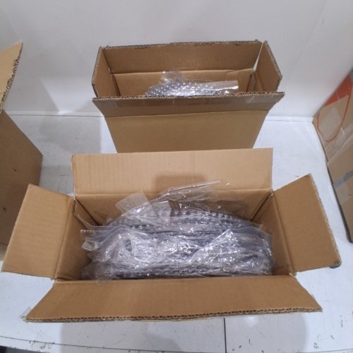 24PK YJYQHYX CLEAR CHARGER PLATES WITH BEADED RIM 13" - CLEAR image 5