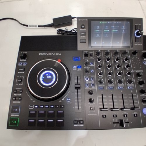 DENON DJ SC LIVE 4 STANDALONE DJ CONTROLLER WITH STEM SEPARATION ON 4-DECKS - BLACK image 4
