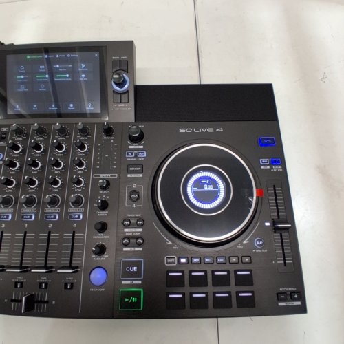 DENON DJ SC LIVE 4 STANDALONE DJ CONTROLLER WITH STEM SEPARATION ON 4-DECKS - BLACK image 5