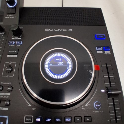 DENON DJ SC LIVE 4 STANDALONE DJ CONTROLLER WITH STEM SEPARATION ON 4-DECKS - BLACK image 7