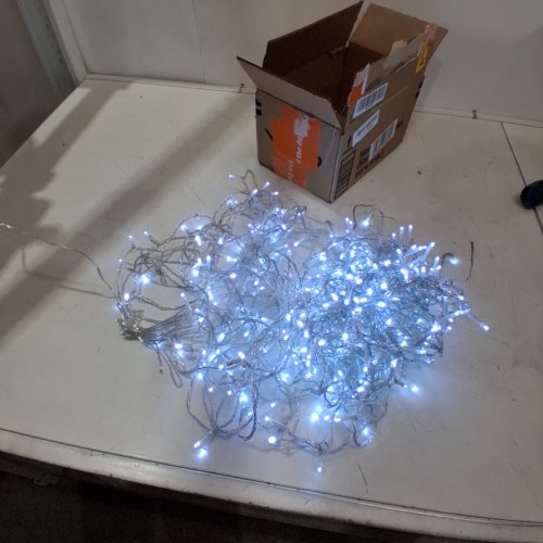 LED STRING LIGHT WITH 8 LIGHT MODES - 33FT - BRIGHT WHITE image 2