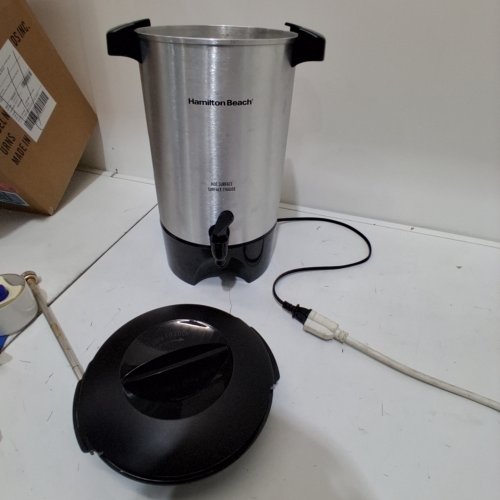 HAMILTON BEACH COFFEE URN - 45 CUP CAPACITY - STAINLESS STEEL (MODEL: 40515CR) image 2