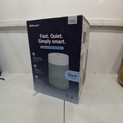 BLUEAIR BLUE PURE 311I MAX HEPASILENT AIR PURIFIER - 2107SQ.FT - WHITE /GREY (MODEL: 3332111100) image 5