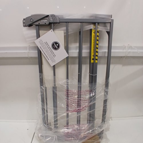 REGALO EASY STEP EXTRA WIDE METAL SAFETY GATE - 30" X 29" - 49" - PLATINUM (MODEL: 1164 EP DS) image 2