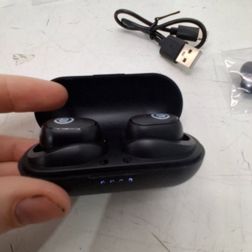 WICKED AUDIO EMBR TRUE WIRELESS HEADPHONES - BLACK (MODEL: WI-TW5050-CA) image 2