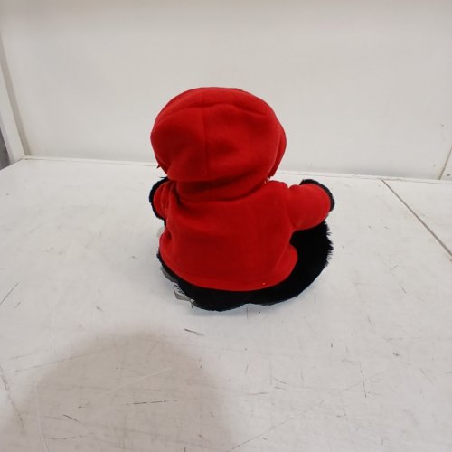 WAY TO CELEBRATE CANADA DAY BLACK BEAR PLUSHIE - 8.75" - BLACK/RED image 3