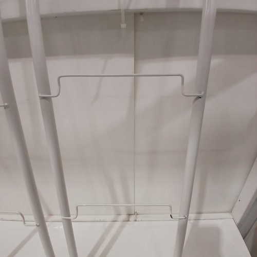 2PK METAL 5-TIER CLOTH DRYING RACK - 39" X 9" - WHITE image 3