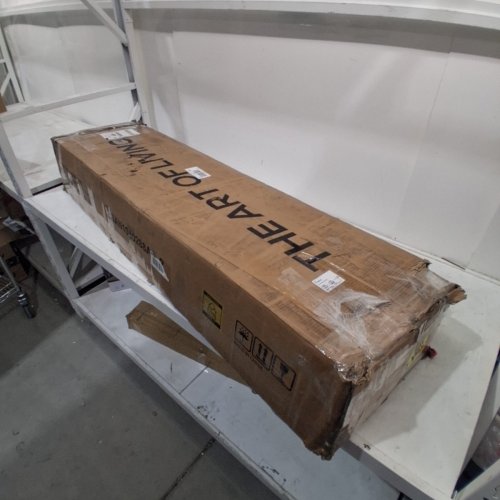 BRAYA HYDRAULIC LIFT UP STORAGE UPHOLSTERED PLATFORM BED - QUEEN - GREY (MODEL: KBMV0005) image 4