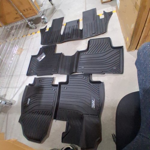 3W AUTO-LIFE AUTOMOTIVE FLOOR MATS FOR TOYOTA GRAND HIGHLANDER- BLACK (MODEL: X004G55PWT) image 3