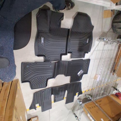 3W AUTO-LIFE AUTOMOTIVE FLOOR MATS FOR TOYOTA GRAND HIGHLANDER- BLACK (MODEL: X004G55PWT) image 5