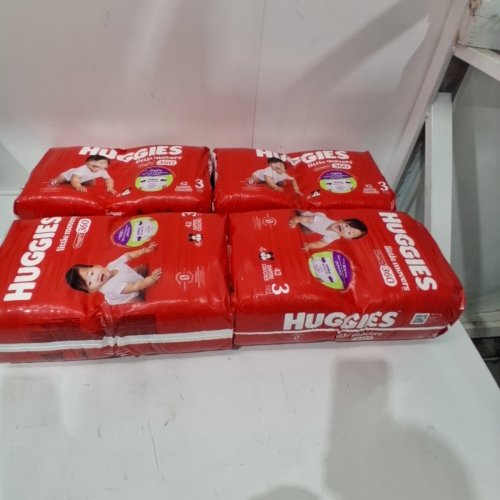 168PK HUGGIES LITTLE MOVERS DIAPERS HUGGFIT WITH 360° WAISTBAND - SIZE 3 image 2