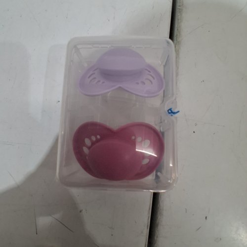 2PC MAM ORIGINAL PACIFIERS - 6M-16M - PINK/PURPLE image 2