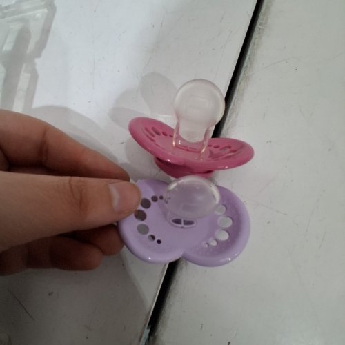 2PC MAM ORIGINAL PACIFIERS - 6M-16M - PINK/PURPLE image 3