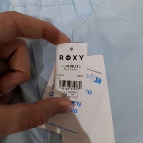 WOMEN'S ROXY BACKYARD SNOW SKI SNOWBOARDING PANTS - SMALL - LIGHT BLUE image 2