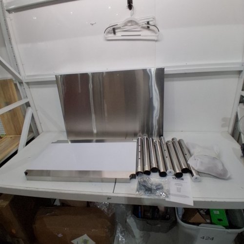 STAINLESS STEEL WORK TABLE WITH WHEELS PREP TABLE - 36"X24"X31.5" - (MODEL: TABLE-3624315) image 2