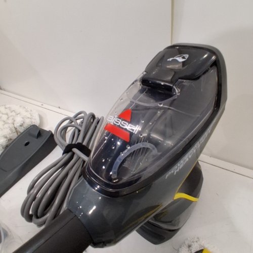 BISSELL 3-IN-1 POWERSTEAMER HEAVY DUTY STEAM MOP & HANDHELD CLEANER - GREY/YELLOW (MODEL: 2685B) image 5