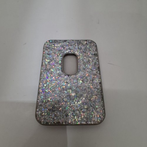 CASE-MATE MAGNETIC CARD HOLDER FOR PHONES - ONE SIZE FITS MOST - CLEAR SPARKLE image 2