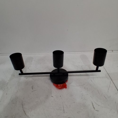 GLOBE ELECTRIC PRATT HARD WIRED 3-LIGHT TRACK LIGHTING KIT - 21" X 7.25" - BLACK (MODEL: 64000091) image 2