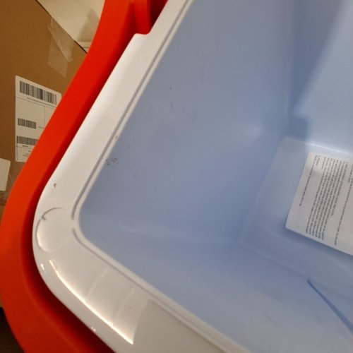 KOOLATRON PORTABLE COOLER WITH W/LOCKING CARRY HANDLE - 26QQQT - RED/GREY (MODEL: KIC-25) image 3