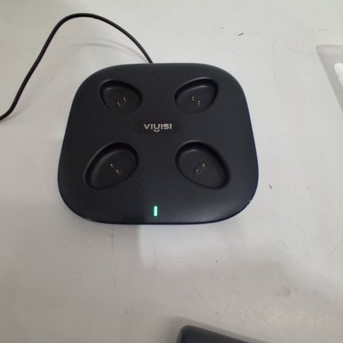VIYISI CHARGING DOCK WITH 4 PORTABLE CHARGERS FOR IPHONE - 20W MAX OUTPUT - BLACK (MODEL: G007B) image 2
