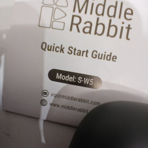 MIDDLE RABBIT 2.4G WIRELESS GAMING EARBUDS WITH MIC, 20MS ULTRA LOW LATENCY - USB-C DONGLE INCLUDED - COMPATIBLE WITH PS4/PS5/PC/LAPTOP - BLACK (MODEL: S-W5) image 3