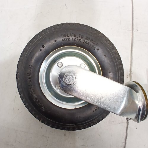 SHEPHERD HARDWARE SPRING-LOADED SWIVEL CASTER WHEEL WITH MOUNTING BRACKET - 200 LBS CAPACITY - 4" TIRE - SILVER image 6