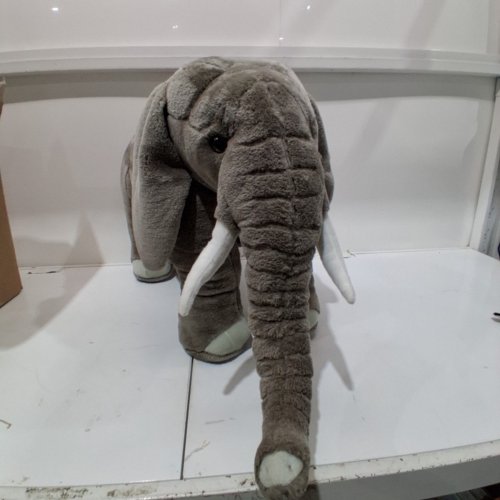 MELISSA AND DOUG GIANT STUFFED ELEPHANT PLUSHIE - GREY - (MODEL: 2185) image 2