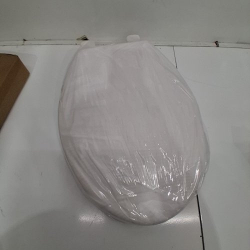 GARVEE ELONGATED SOFT CLOSE EASY CLEAN PLASTIC TOILET SEAT - 19" - WHITE - (MODEL: PHO_11GXK800) image 2
