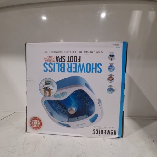 HOMEDICS SHOWER BLISS FOOT SPA - BLUE AND WHITE (MODEL:CP-FB625HB) image 5