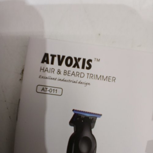 ATVOXIS MEN'S HAIR & BEARD 3-SPEED TRIMMER - BLACK (MODEL: AT-011) image 3