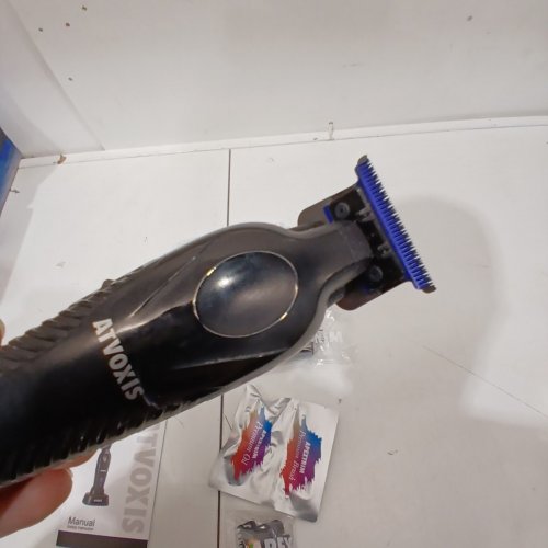 ATVOXIS MEN'S HAIR & BEARD 3-SPEED TRIMMER - BLACK (MODEL: AT-011) image 5