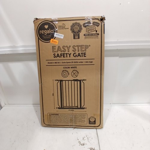 REGALO EASY STEP SAFETY GATE - 29"- 38.5" - WHITE (MODEL : 1160-DS) image 3