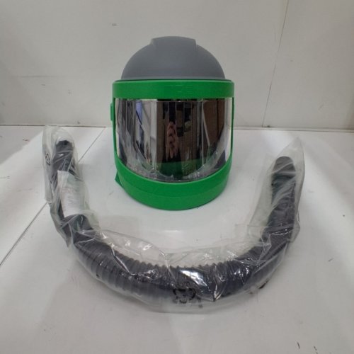 RPB SAFETY NOVA 3 BLASTING HELMET WITH C40 CLIMATE CONTROL - NV3-750 NYLON CAPE, NV2021B BREATHING TUBE, 03-501 C40 CLIMATE CONTROL DEVICE image 2